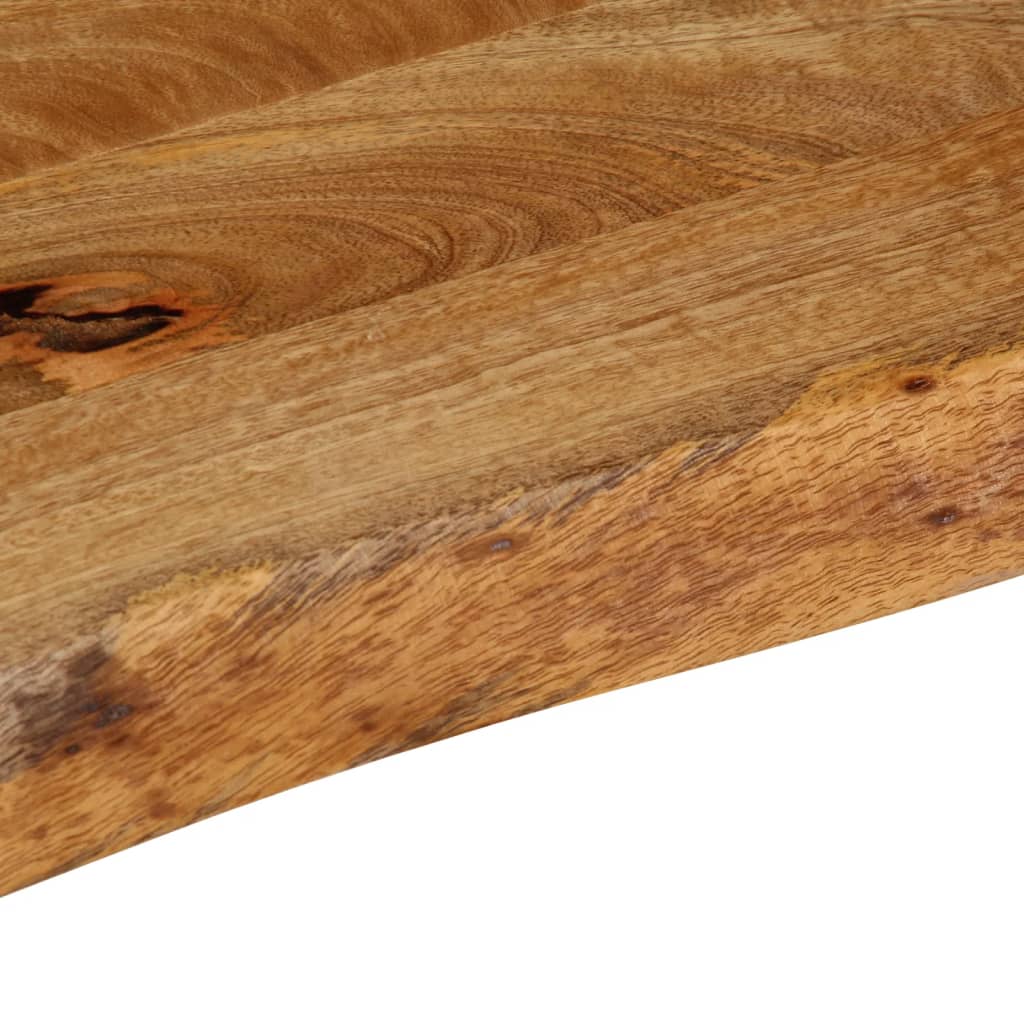 Tafelblad met natuurlijke rand 90x30x2,5 cm massief mangohout is nu te koop bij PeponiXL, paradijselijk wonen!