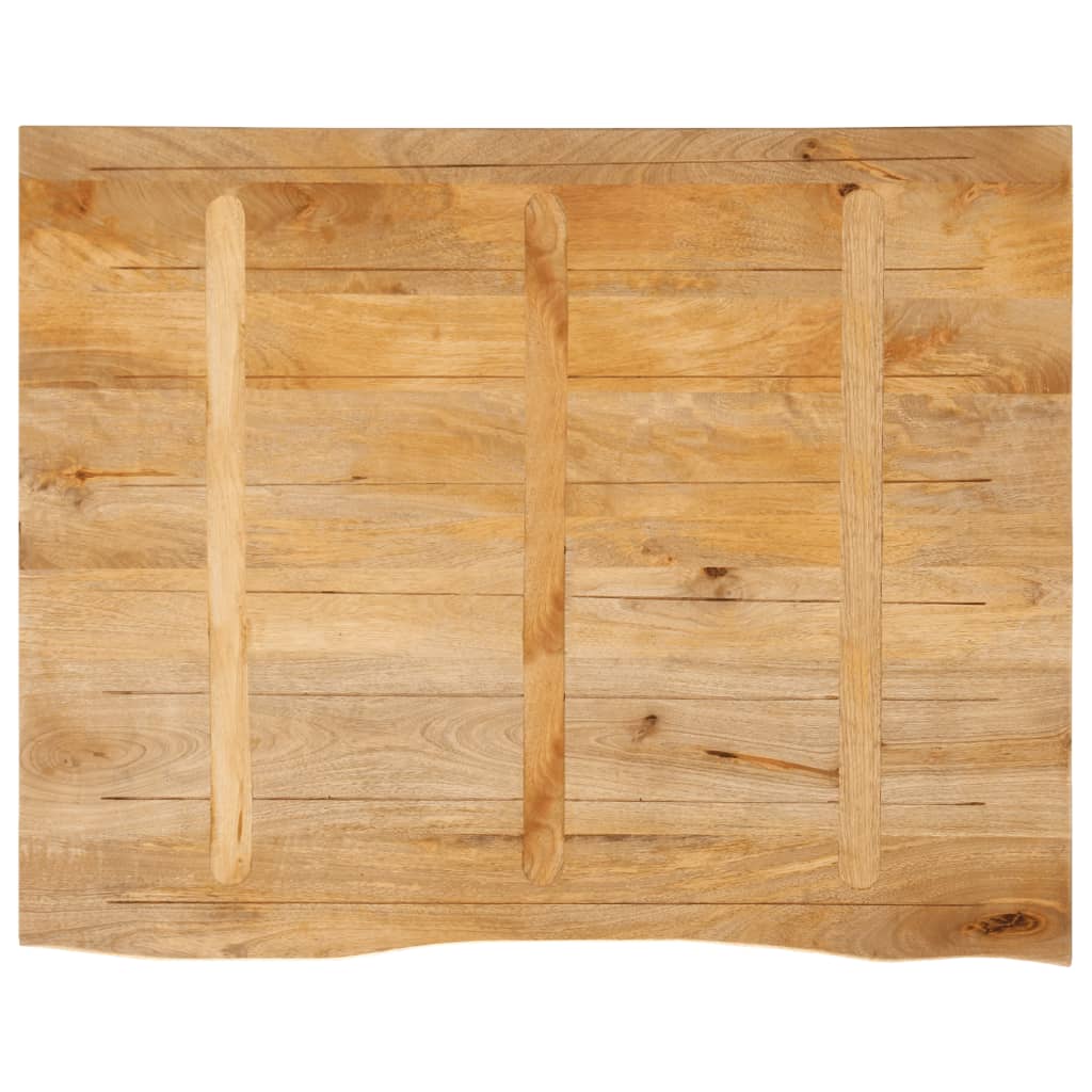 Tafelblad met natuurlijke rand 110x80x2,5 cm massief mangohout is nu te koop bij PeponiXL, paradijselijk wonen!