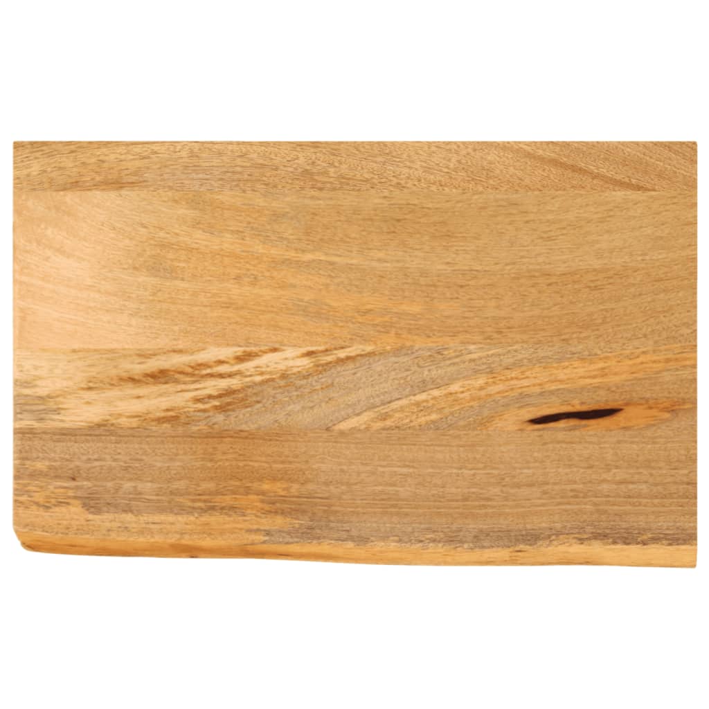 Tafelblad met natuurlijke rand 40x20x3,8 cm massief mangohout is nu te koop bij PeponiXL, paradijselijk wonen!