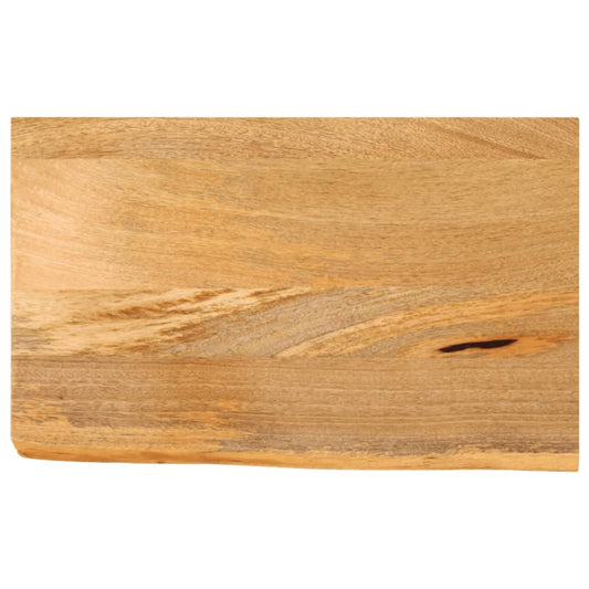 Tafelblad met natuurlijke rand 40x20x3,8 cm massief mangohout is nu te koop bij PeponiXL, paradijselijk wonen!