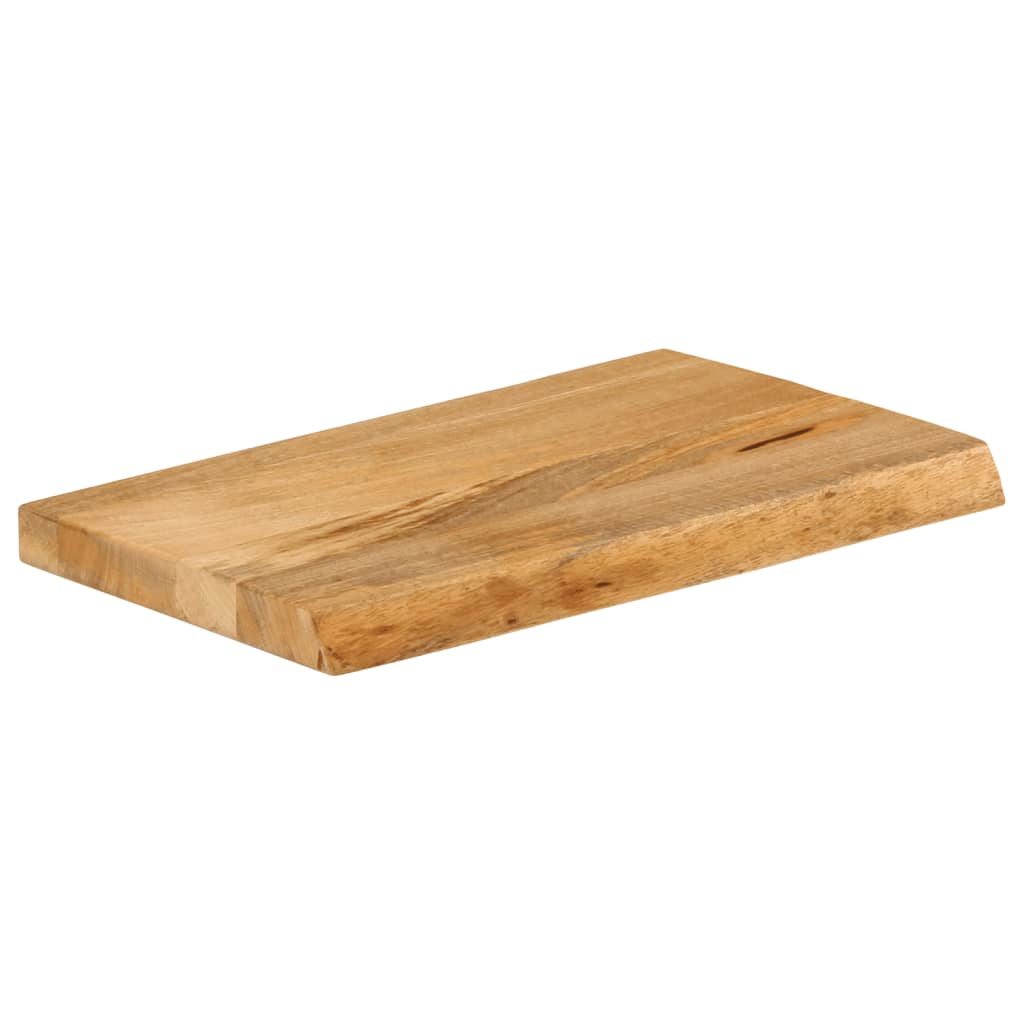 Tafelblad met natuurlijke rand 40x20x3,8 cm massief mangohout is nu te koop bij PeponiXL, paradijselijk wonen!