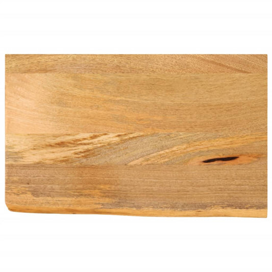 Tafelblad met natuurlijke rand 50x20x3,8 cm massief mangohout is nu te koop bij PeponiXL, paradijselijk wonen!