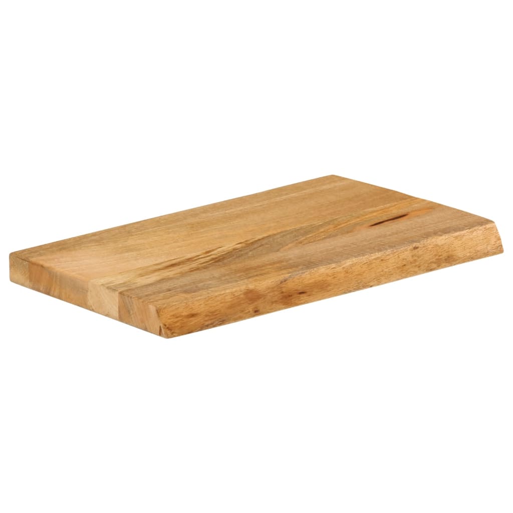 Tafelblad met natuurlijke rand 50x20x3,8 cm massief mangohout is nu te koop bij PeponiXL, paradijselijk wonen!