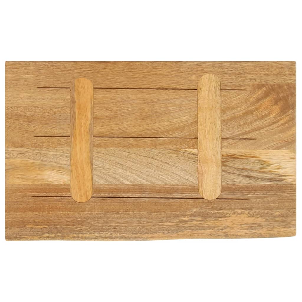 Tafelblad met natuurlijke rand 50x20x3,8 cm massief mangohout is nu te koop bij PeponiXL, paradijselijk wonen!