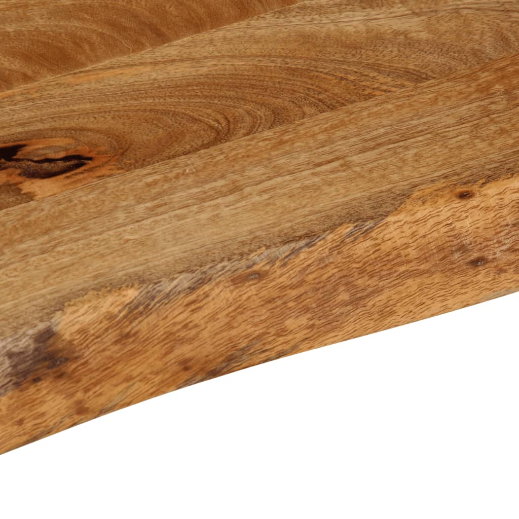Tafelblad met natuurlijke rand 50x20x3,8 cm massief mangohout is nu te koop bij PeponiXL, paradijselijk wonen!