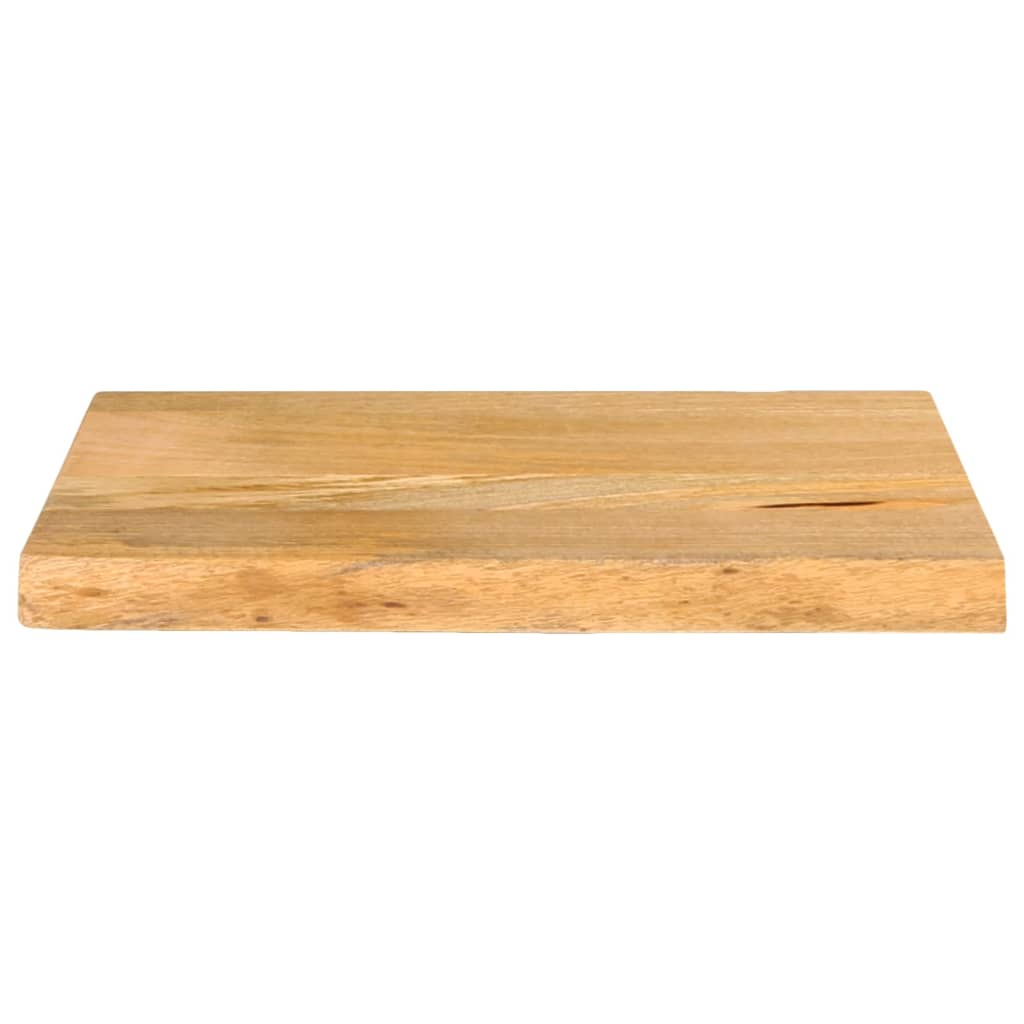 Tafelblad met natuurlijke rand 40x30x3,8 cm massief mangohout is nu te koop bij PeponiXL, paradijselijk wonen!