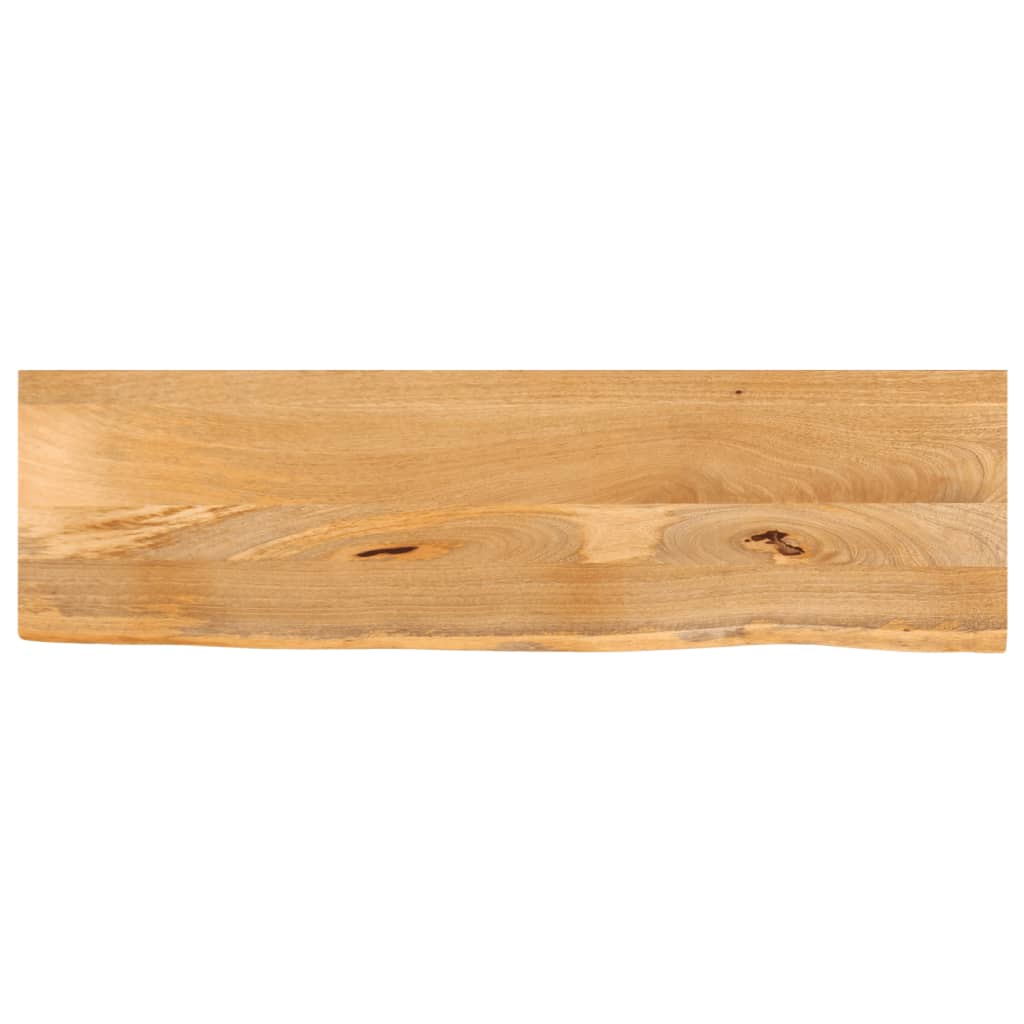 Tafelblad met natuurlijke rand 100x40x3,8 cm massief mangohout is nu te koop bij PeponiXL, paradijselijk wonen!