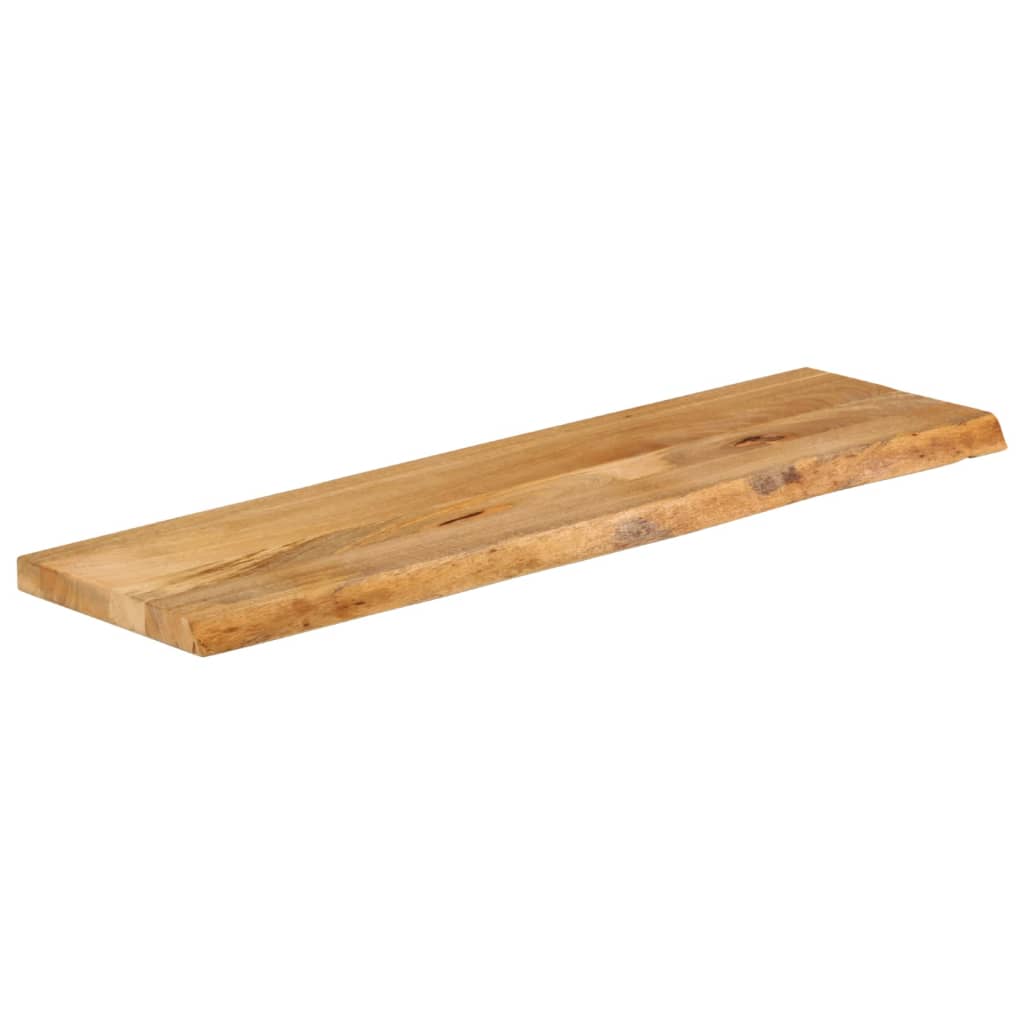 Tafelblad met natuurlijke rand 100x40x3,8 cm massief mangohout is nu te koop bij PeponiXL, paradijselijk wonen!