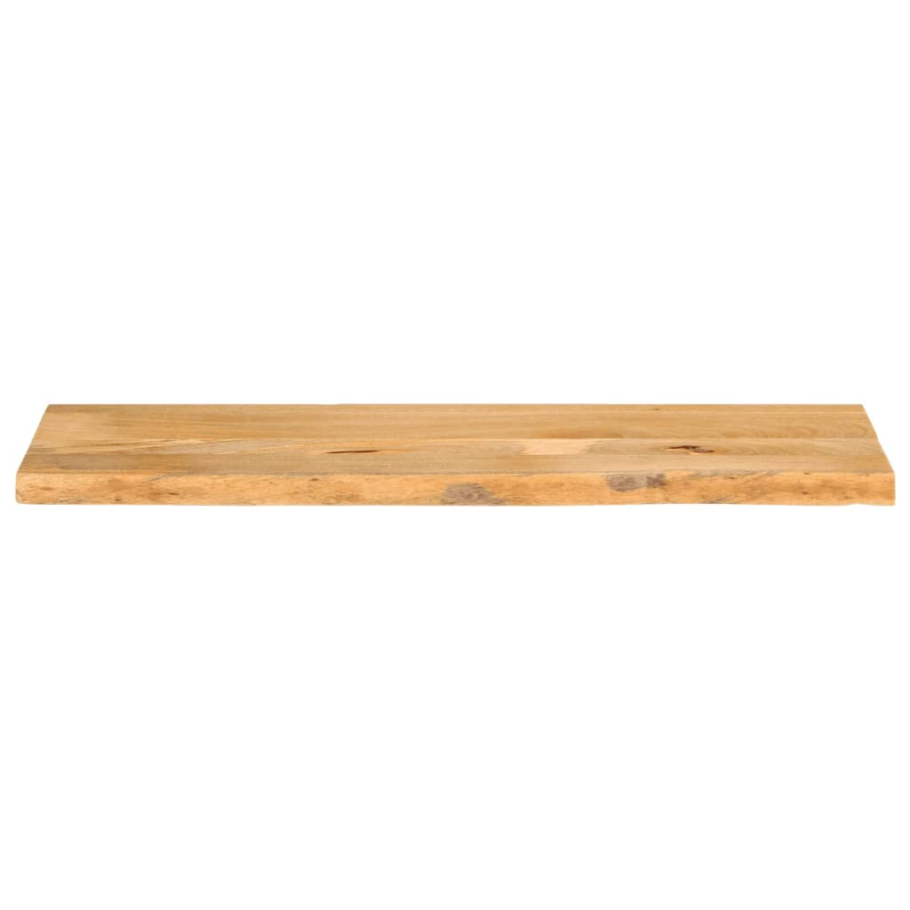 Tafelblad met natuurlijke rand 100x40x3,8 cm massief mangohout is nu te koop bij PeponiXL, paradijselijk wonen!