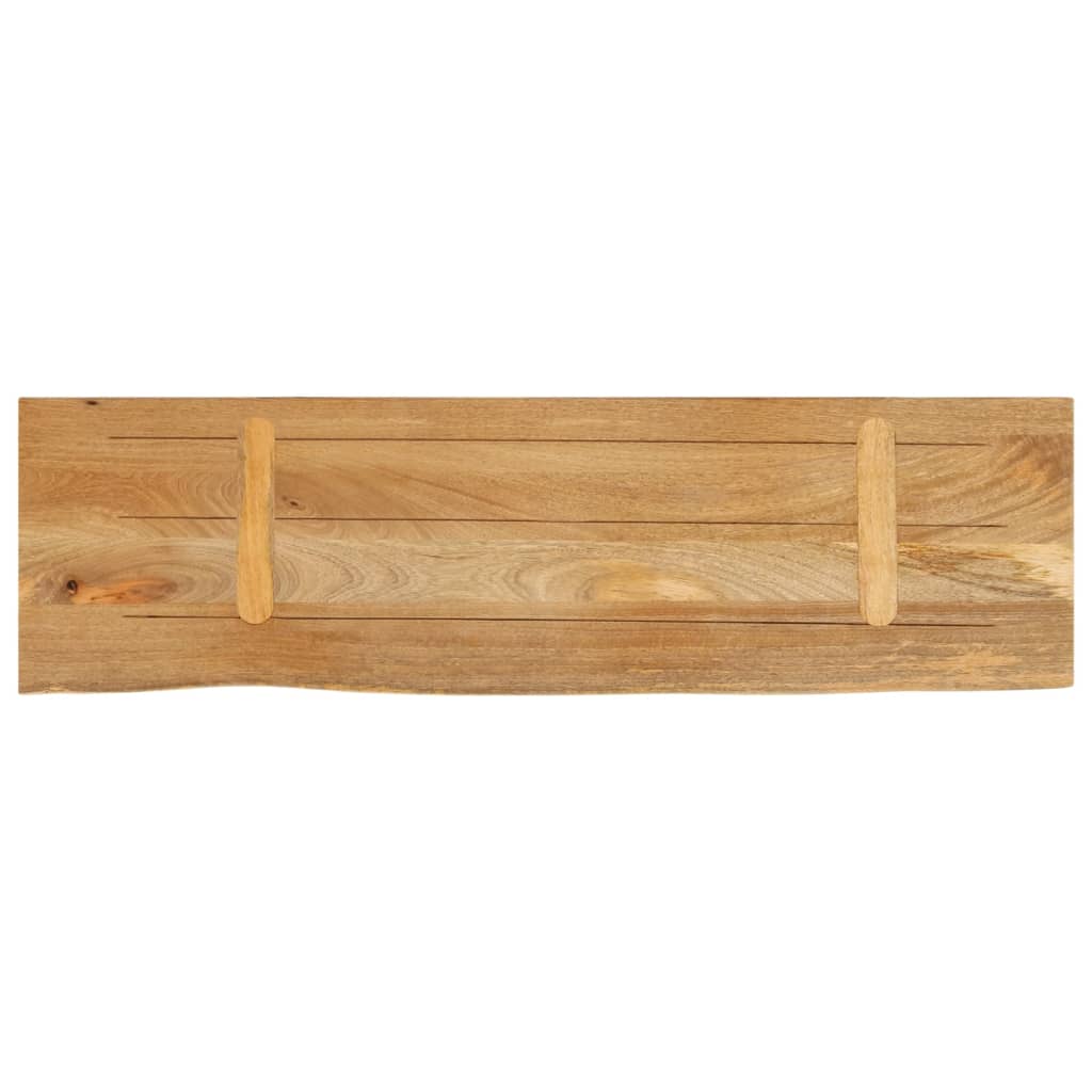 Tafelblad met natuurlijke rand 120x40x3,8 cm massief mangohout is nu te koop bij PeponiXL, paradijselijk wonen!