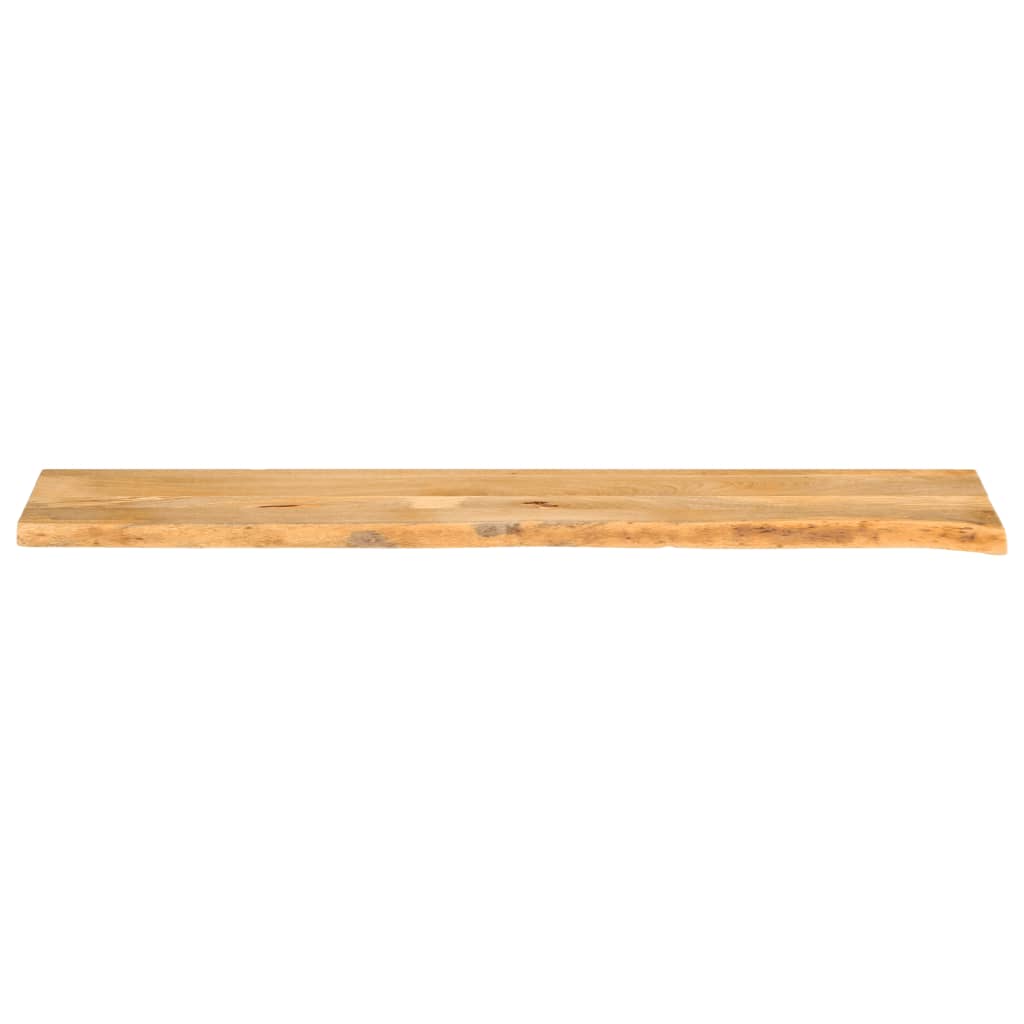 Tafelblad met natuurlijke rand 140x40x3,8 cm massief mangohout