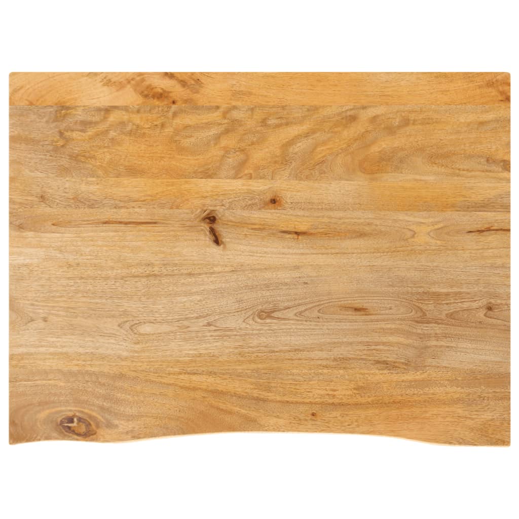 Tafelblad met natuurlijke rand 70x60x3,8 cm massief mangohout is nu te koop bij PeponiXL, paradijselijk wonen!