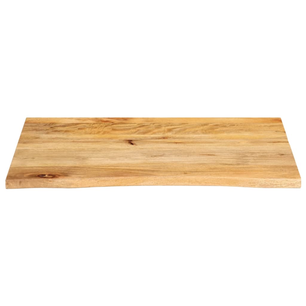 Tafelblad met natuurlijke rand 70x60x3,8 cm massief mangohout is nu te koop bij PeponiXL, paradijselijk wonen!