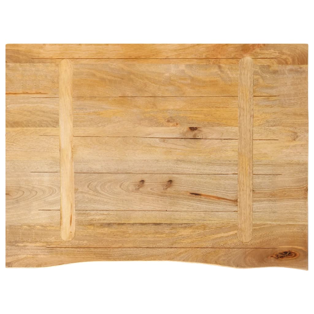 Tafelblad met natuurlijke rand 70x60x3,8 cm massief mangohout is nu te koop bij PeponiXL, paradijselijk wonen!