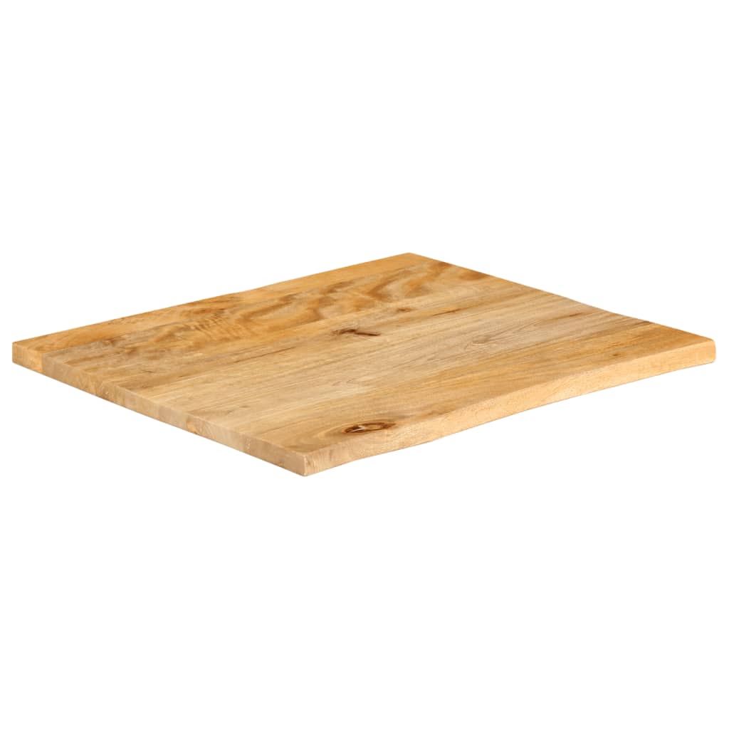 Tafelblad met natuurlijke rand 80x80x3,8 cm massief mangohout is nu te koop bij PeponiXL, paradijselijk wonen!