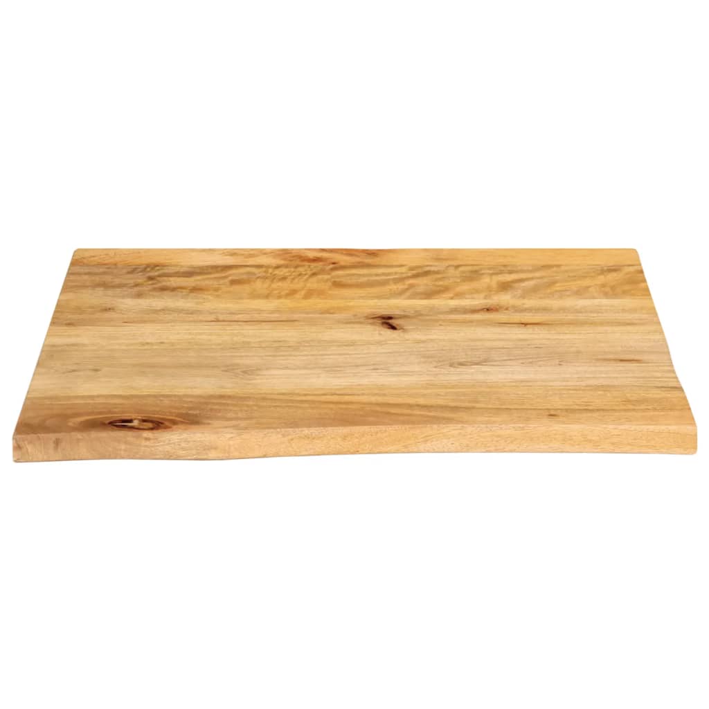 Tafelblad met natuurlijke rand 80x80x3,8 cm massief mangohout is nu te koop bij PeponiXL, paradijselijk wonen!