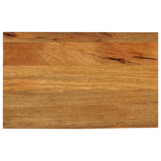 Tafelblad met natuurlijke rand 50x20x2,5 cm massief mangohout is nu te koop bij PeponiXL, paradijselijk wonen!