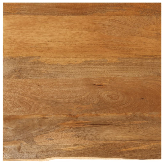 Tafelblad met natuurlijke rand 40x40x2,5 cm massief mangohout is nu te koop bij PeponiXL, paradijselijk wonen!