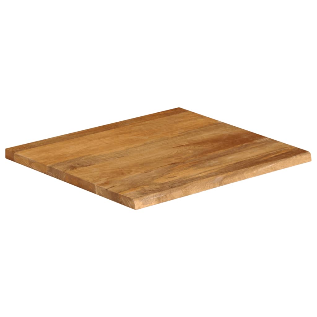 Tafelblad met natuurlijke rand 40x40x2,5 cm massief mangohout is nu te koop bij PeponiXL, paradijselijk wonen!