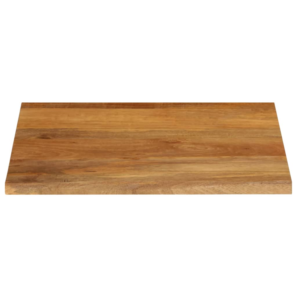 Tafelblad met natuurlijke rand 40x40x2,5 cm massief mangohout is nu te koop bij PeponiXL, paradijselijk wonen!