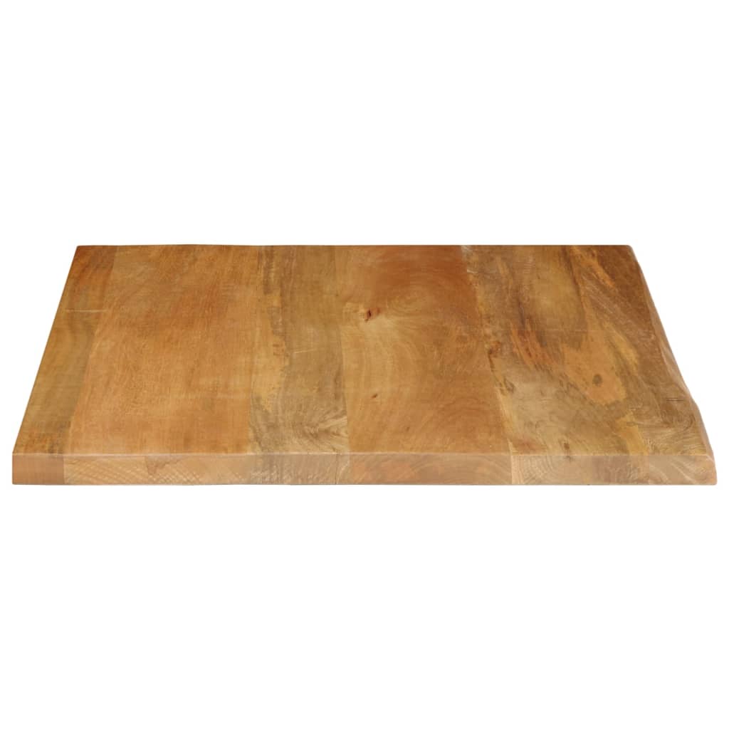 Tafelblad met natuurlijke rand 40x40x2,5 cm massief mangohout is nu te koop bij PeponiXL, paradijselijk wonen!