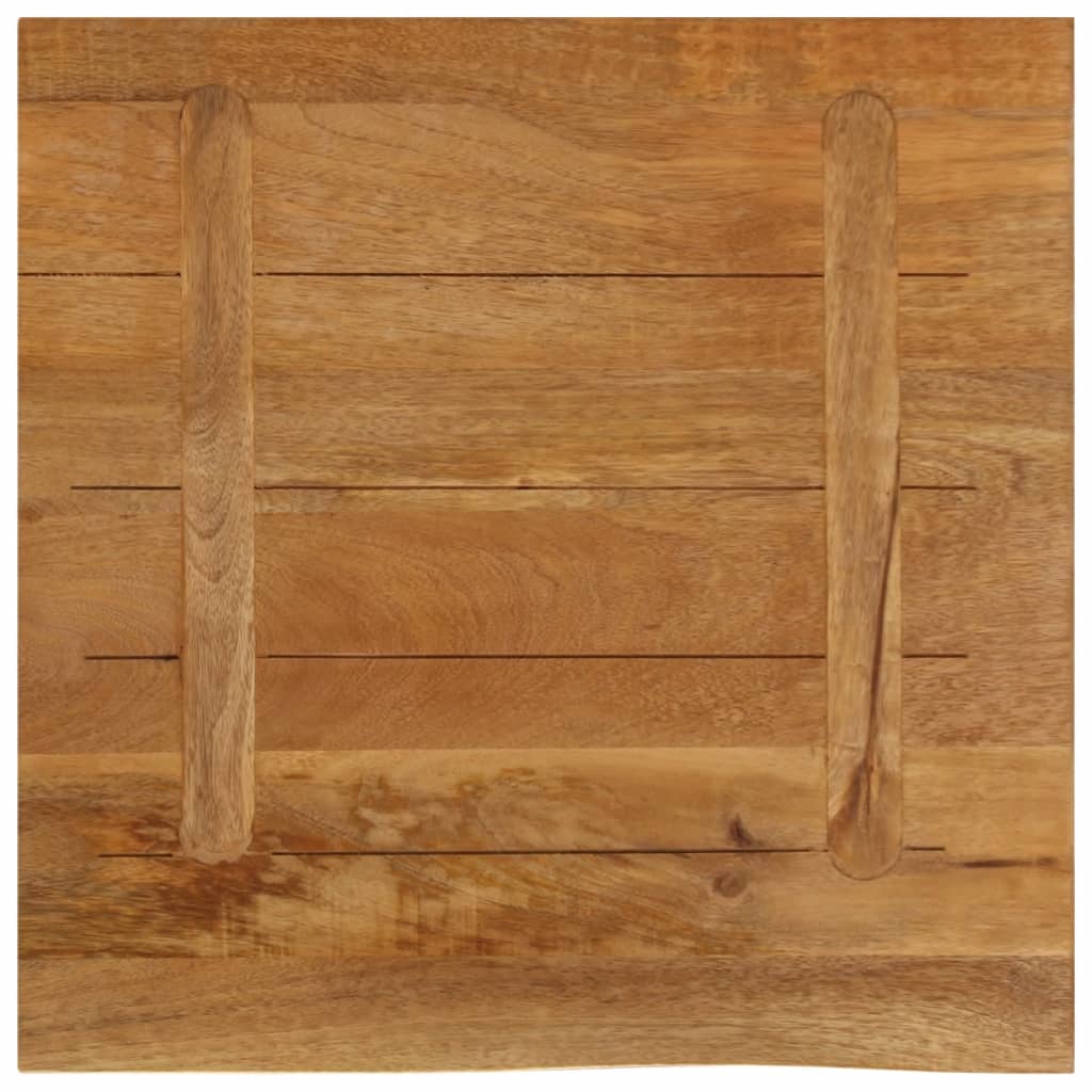 Tafelblad met natuurlijke rand 40x40x2,5 cm massief mangohout is nu te koop bij PeponiXL, paradijselijk wonen!