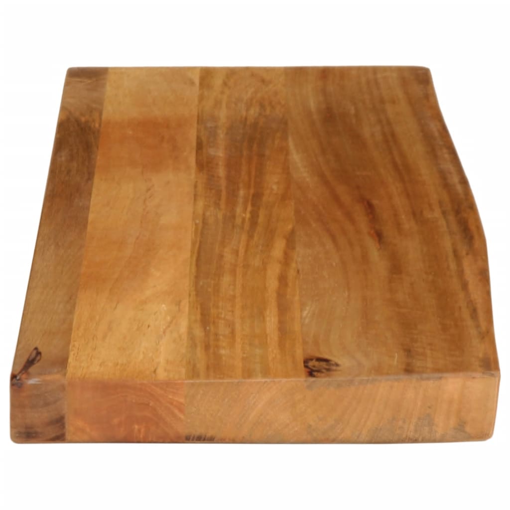 Tafelblad met natuurlijke rand 70x40x2,5 cm massief mangohout is nu te koop bij PeponiXL, paradijselijk wonen!