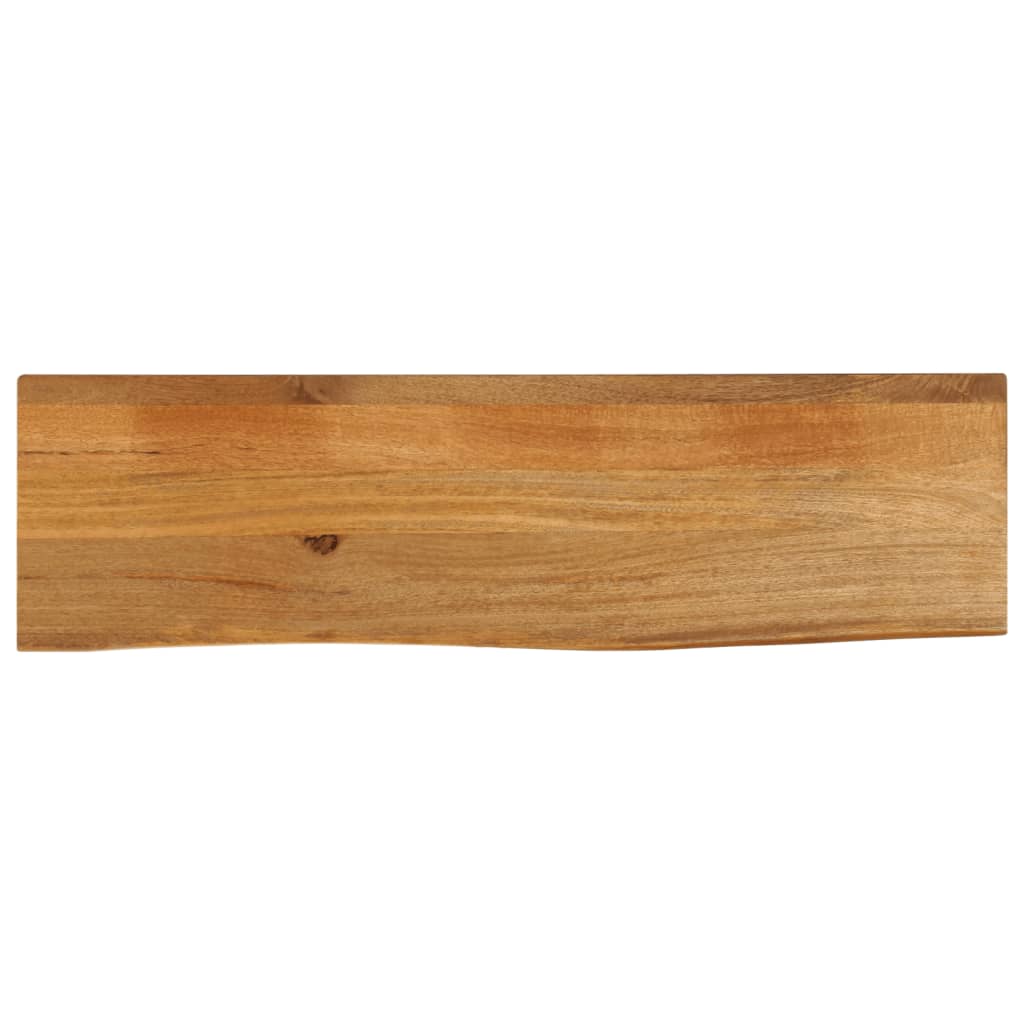 Tafelblad met natuurlijke rand 120x40x2,5 cm massief mangohout is nu te koop bij PeponiXL, paradijselijk wonen!