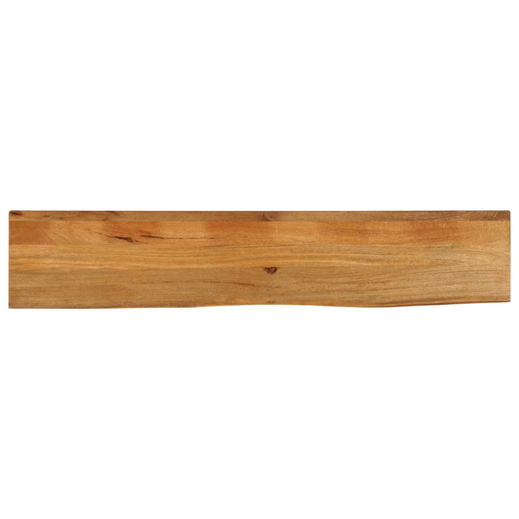 Tafelblad met natuurlijke rand 140x40x2,5 cm massief mangohout is nu te koop bij PeponiXL, paradijselijk wonen!