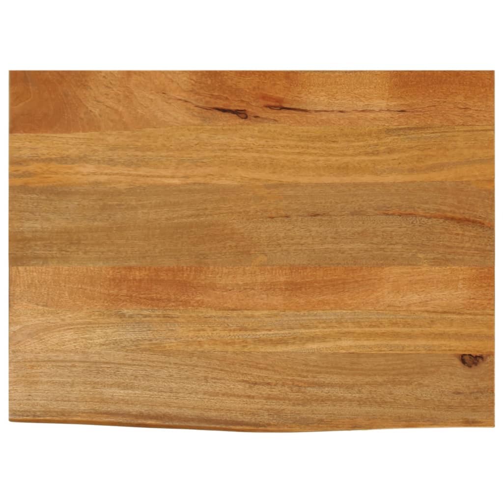Tafelblad met natuurlijke rand 70x60x2,5 cm massief mangohout is nu te koop bij PeponiXL, paradijselijk wonen!