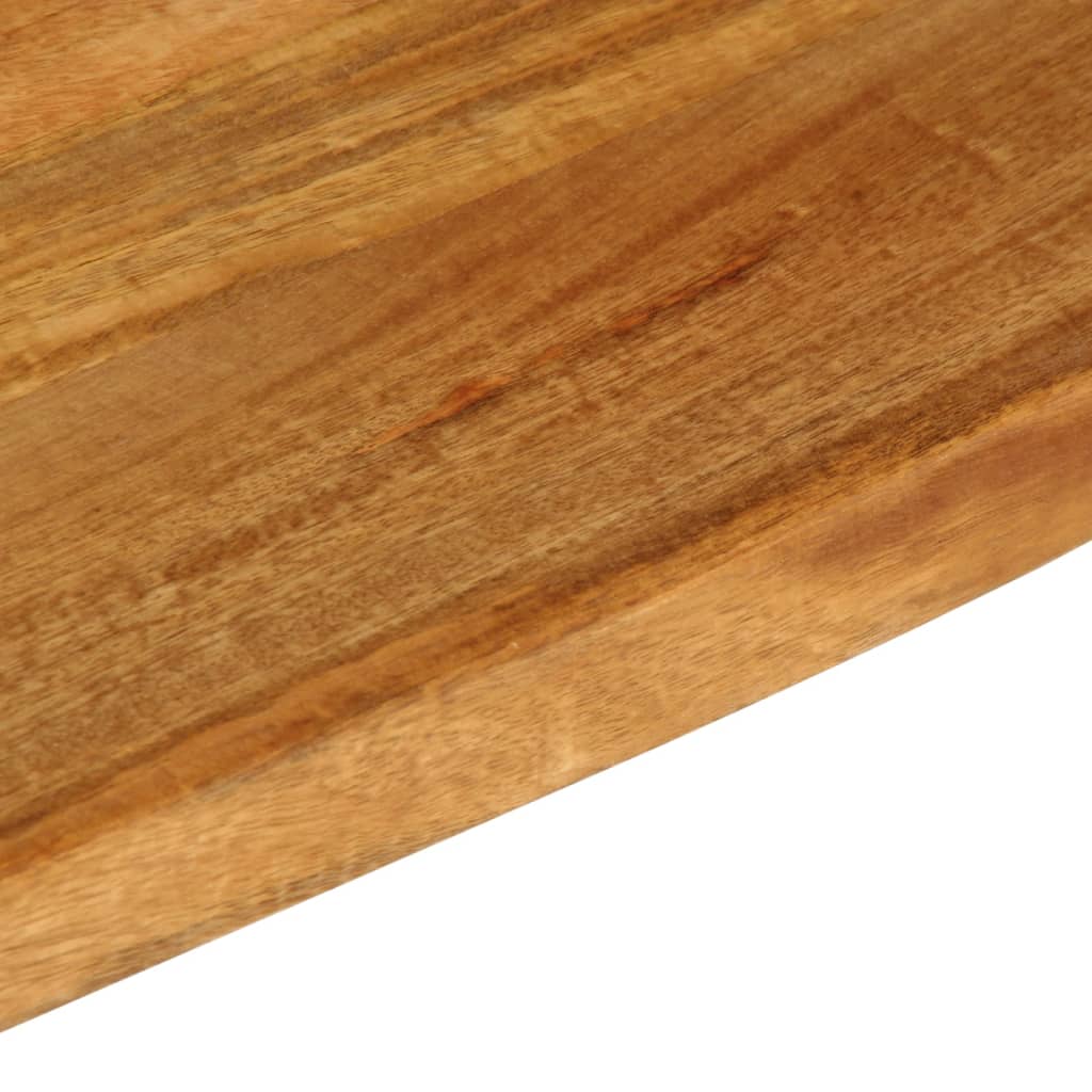 Tafelblad met natuurlijke rand 100x60x2,5 cm massief mangohout is nu te koop bij PeponiXL, paradijselijk wonen!