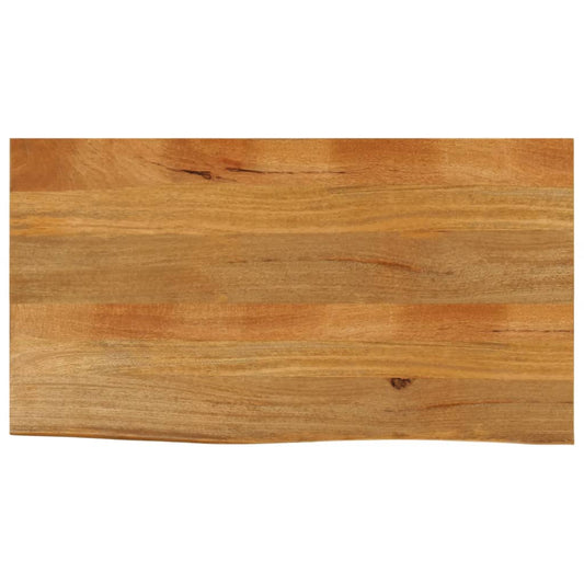 Tafelblad met natuurlijke rand 110x60x2,5 cm massief mangohout is nu te koop bij PeponiXL, paradijselijk wonen!