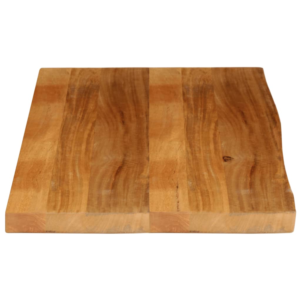Tafelblad met natuurlijke rand 110x60x2,5 cm massief mangohout is nu te koop bij PeponiXL, paradijselijk wonen!