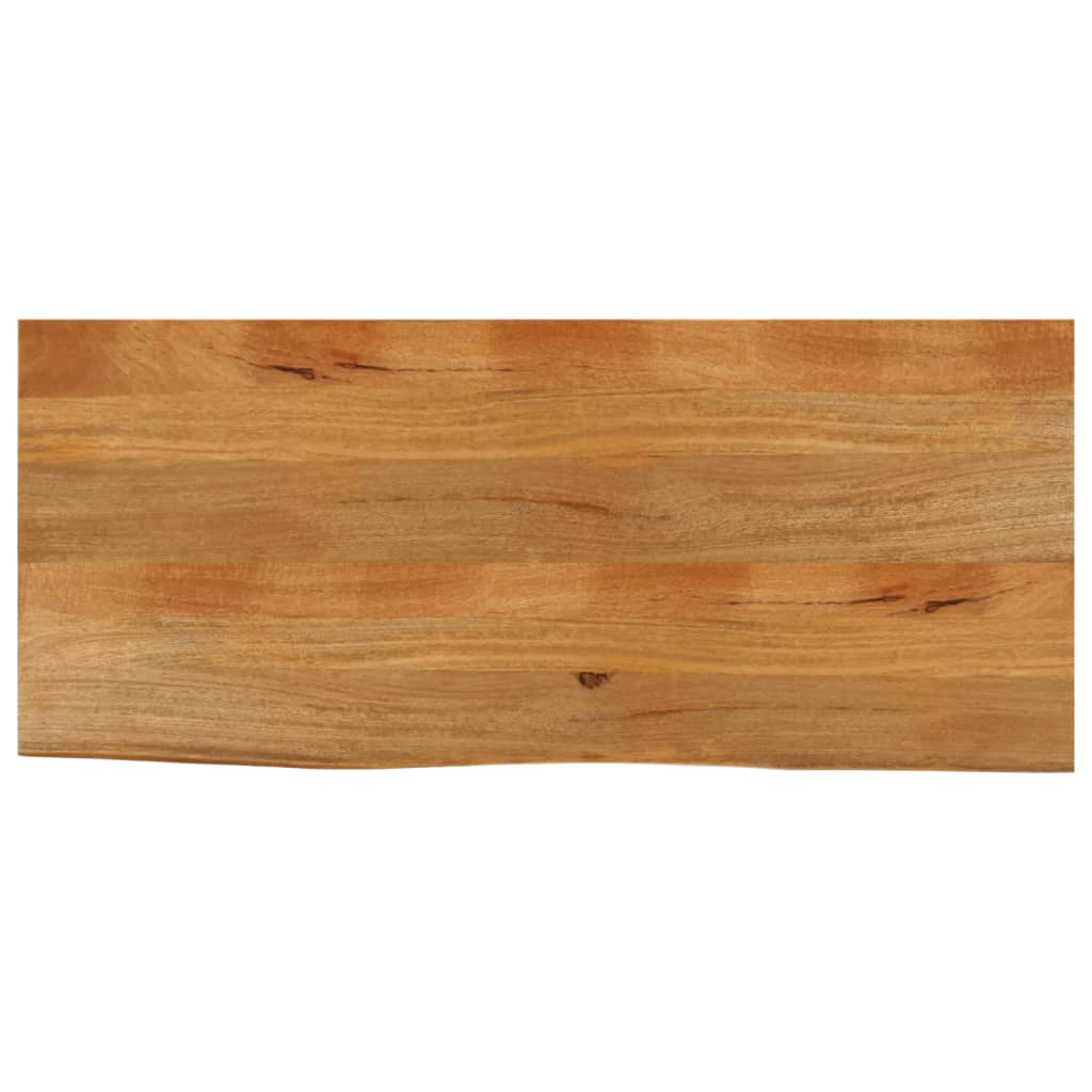 Tafelblad met natuurlijke rand 140x60x2,5 cm massief mangohout is nu te koop bij PeponiXL, paradijselijk wonen!