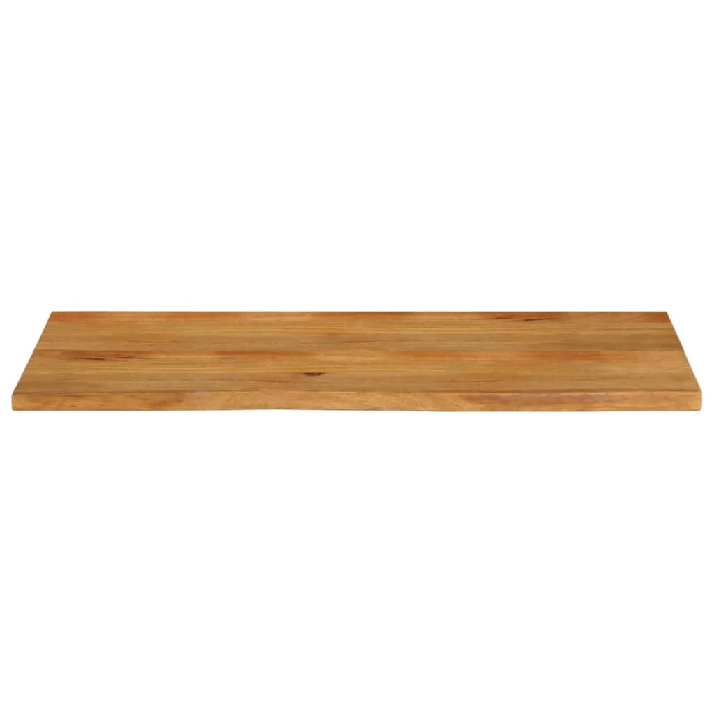 Tafelblad met natuurlijke rand 140x60x2,5 cm massief mangohout is nu te koop bij PeponiXL, paradijselijk wonen!