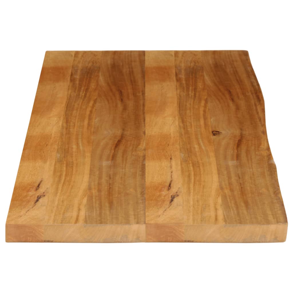 Tafelblad met natuurlijke rand 140x60x2,5 cm massief mangohout is nu te koop bij PeponiXL, paradijselijk wonen!