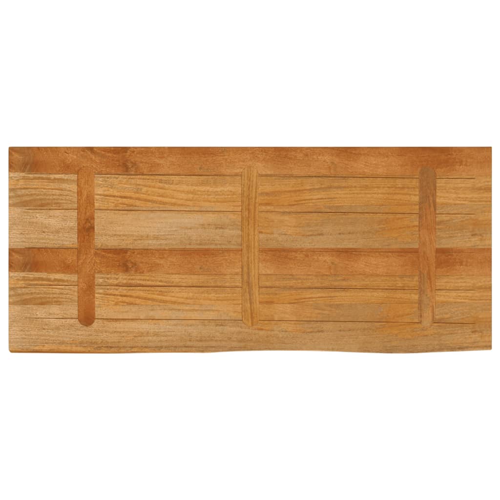 Tafelblad met natuurlijke rand 140x60x2,5 cm massief mangohout is nu te koop bij PeponiXL, paradijselijk wonen!