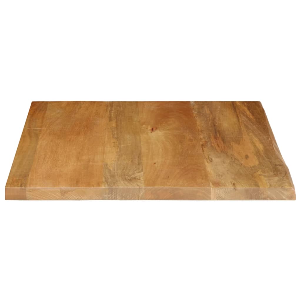 Tafelblad met natuurlijke rand 80x80x2,5 cm massief mangohout is nu te koop bij PeponiXL, paradijselijk wonen!