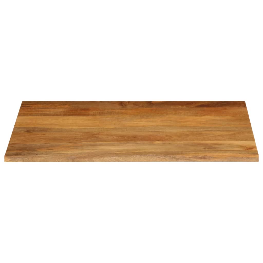Tafelblad met natuurlijke rand 90x80x2,5 cm massief mangohout is nu te koop bij PeponiXL, paradijselijk wonen!