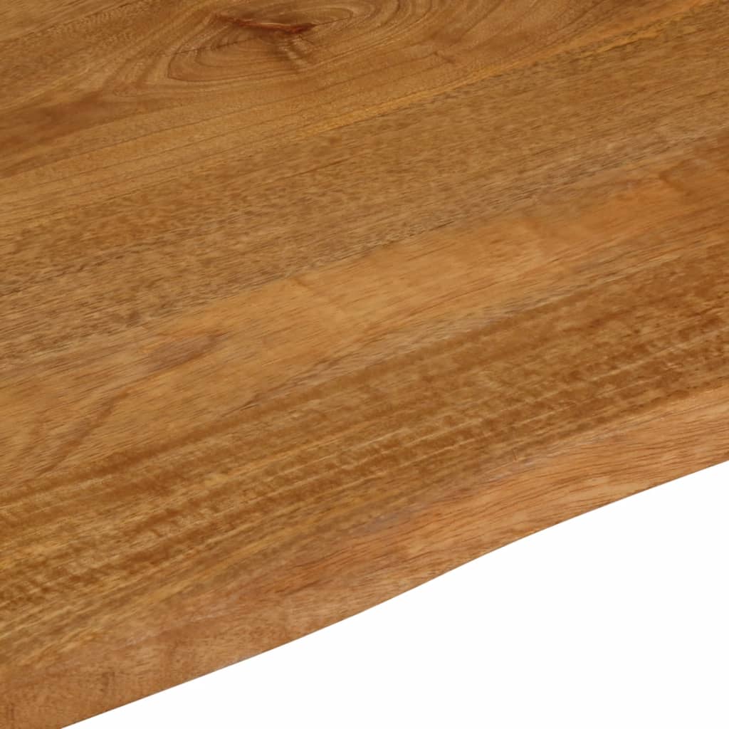 Tafelblad met natuurlijke rand 100x80x2,5 cm massief mangohout is nu te koop bij PeponiXL, paradijselijk wonen!