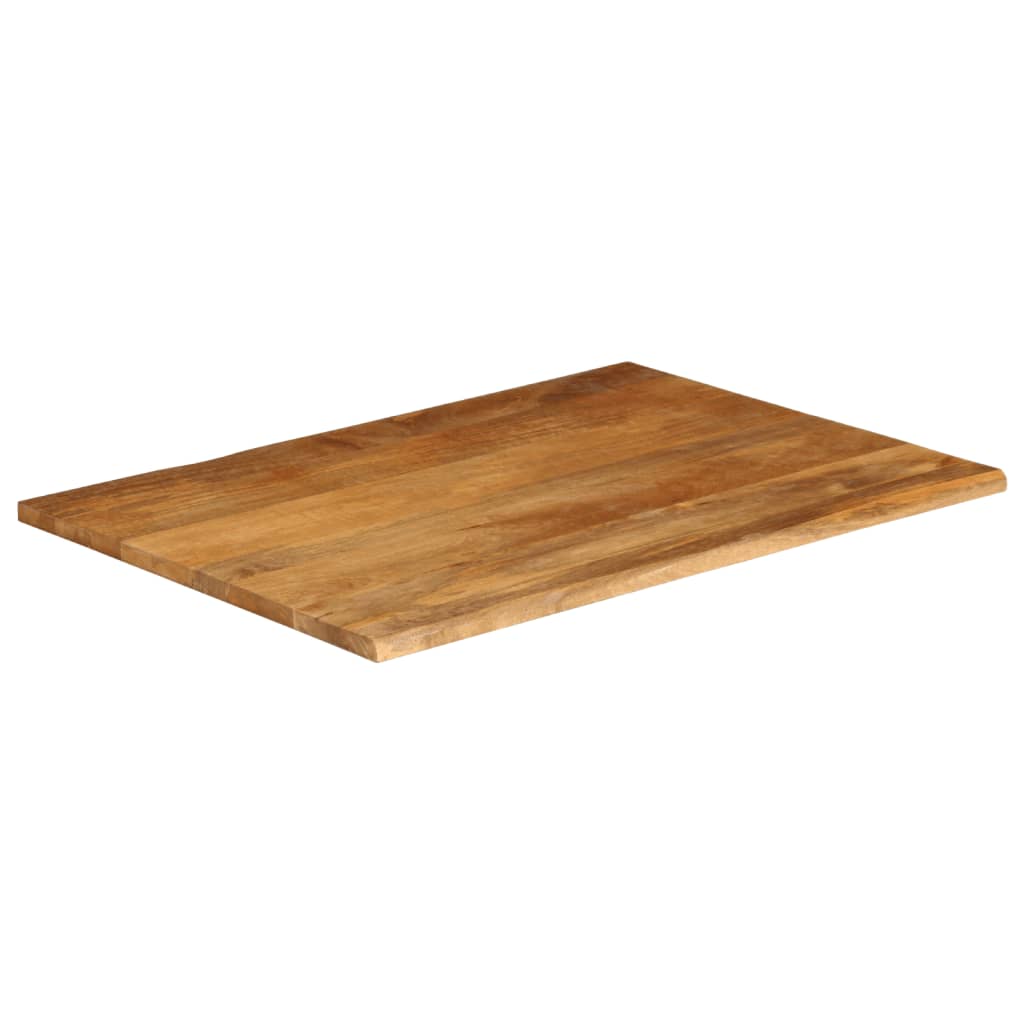 Tafelblad met natuurlijke rand 110x80x2,5 cm massief mangohout is nu te koop bij PeponiXL, paradijselijk wonen!