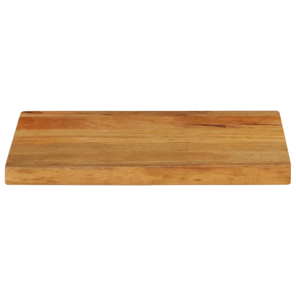 Tafelblad met natuurlijke rand 60x20x3,8 cm massief mangohout is nu te koop bij PeponiXL, paradijselijk wonen!