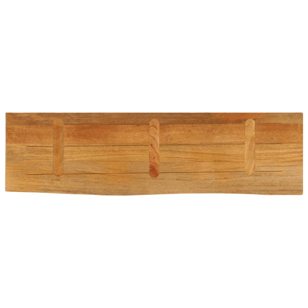 Tafelblad met natuurlijke rand 120x20x3,8 cm massief mangohout is nu te koop bij PeponiXL, paradijselijk wonen!