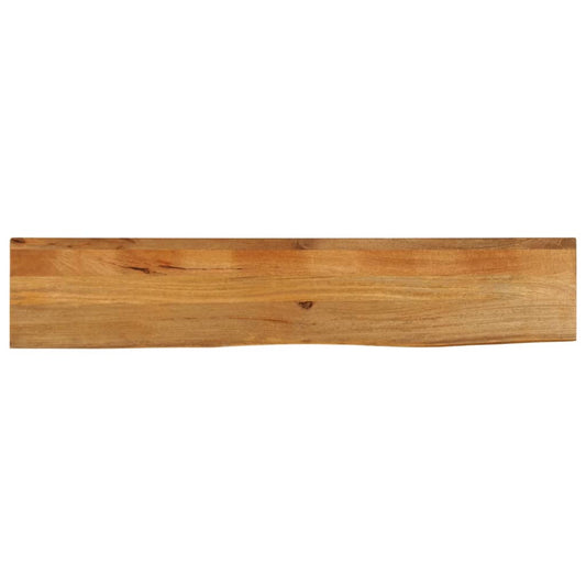 Tafelblad met natuurlijke rand 140x20x3,8 cm massief mangohout is nu te koop bij PeponiXL, paradijselijk wonen!