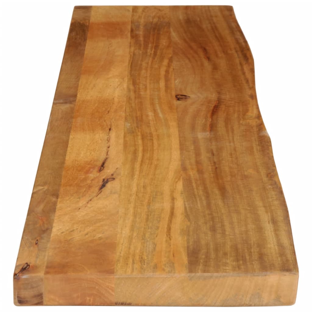 Tafelblad met natuurlijke rand 140x20x3,8 cm massief mangohout is nu te koop bij PeponiXL, paradijselijk wonen!
