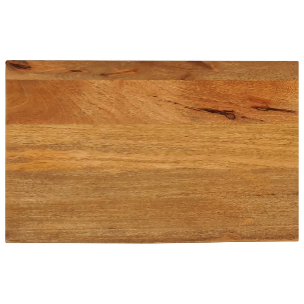 Tafelblad met natuurlijke rand 40x30x3,8 cm massief mangohout is nu te koop bij PeponiXL, paradijselijk wonen!