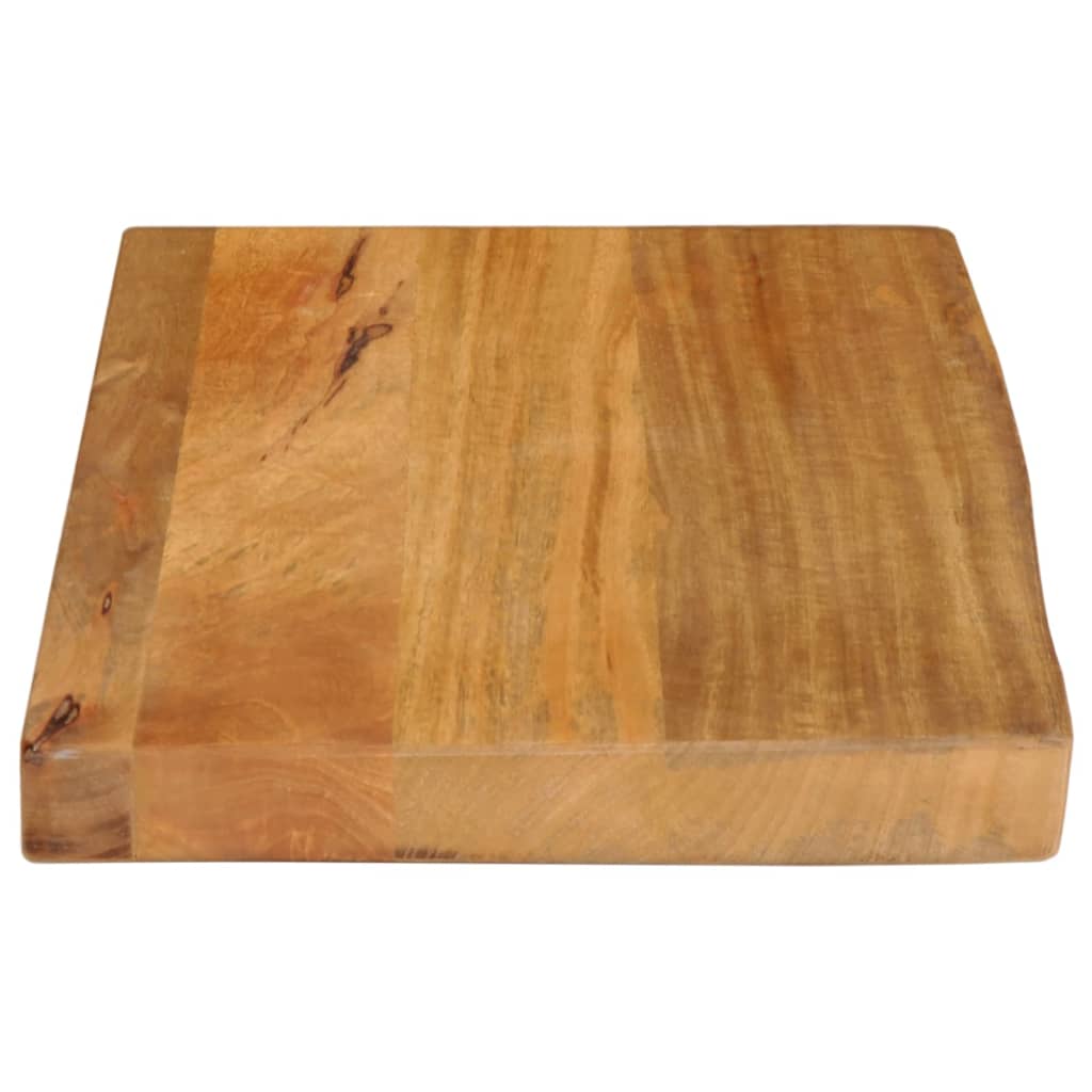 Tafelblad met natuurlijke rand 40x30x3,8 cm massief mangohout is nu te koop bij PeponiXL, paradijselijk wonen!