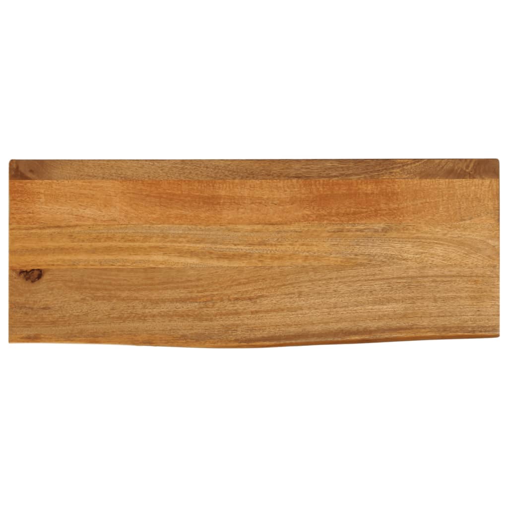 Tafelblad met natuurlijke rand 70x30x3,8 cm massief mangohout is nu te koop bij PeponiXL, paradijselijk wonen!