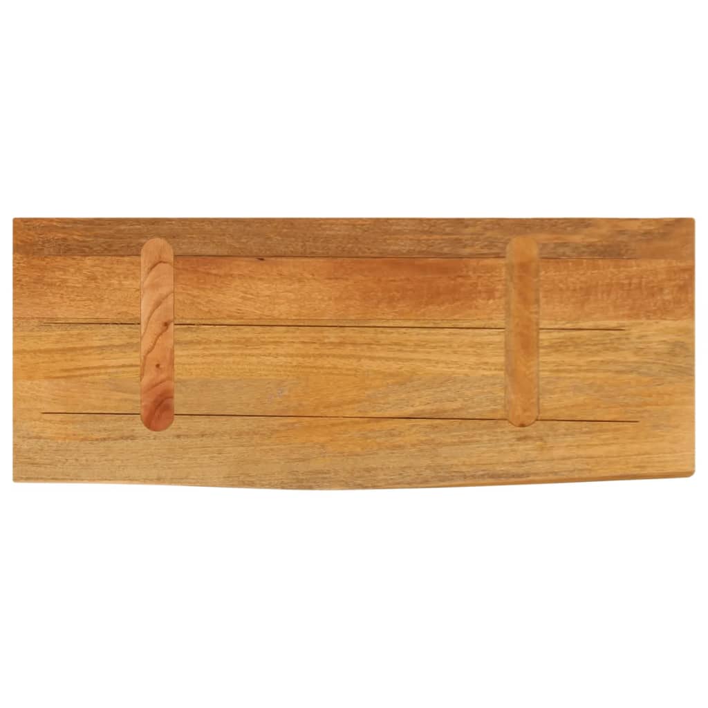 Tafelblad met natuurlijke rand 70x30x3,8 cm massief mangohout is nu te koop bij PeponiXL, paradijselijk wonen!