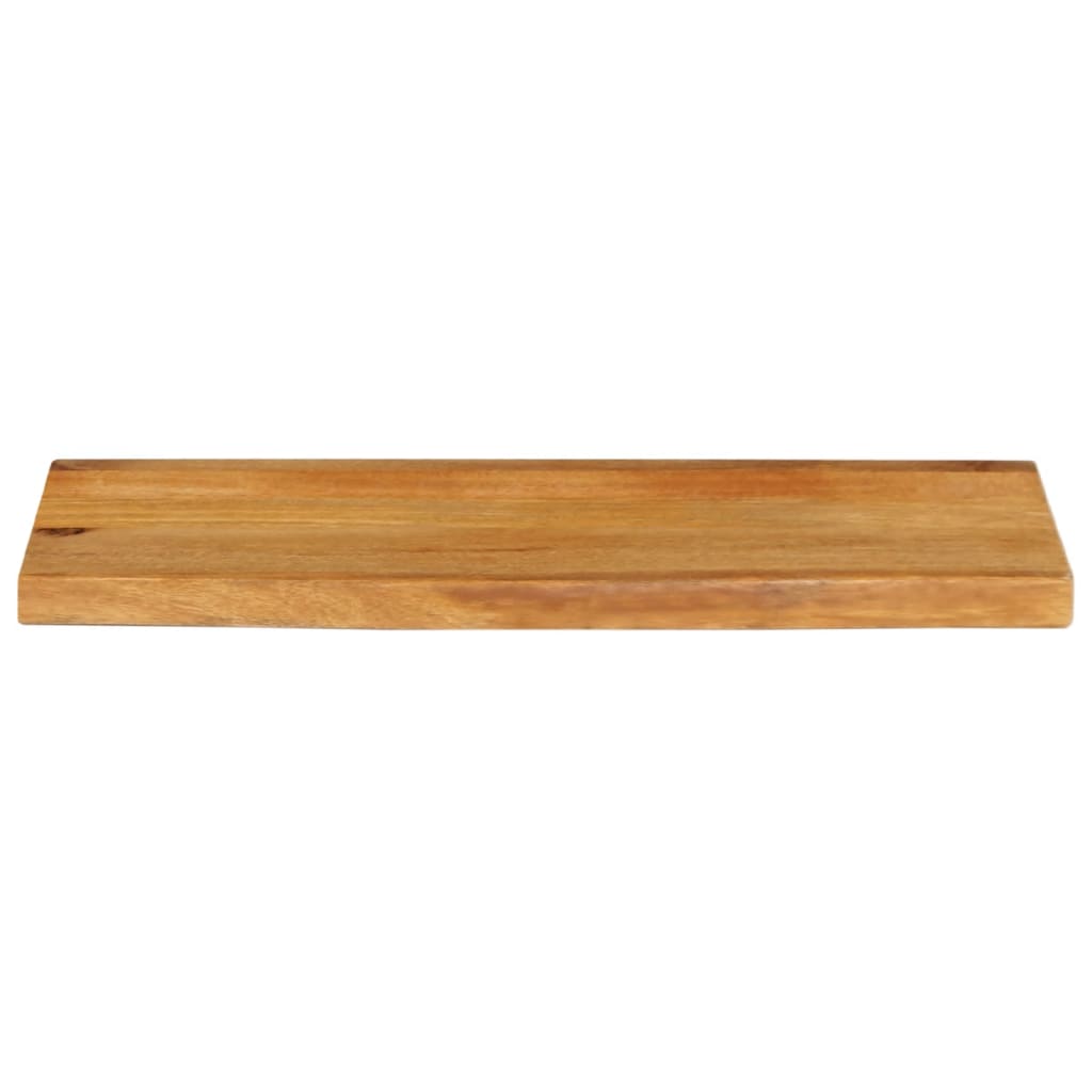 Tafelblad met natuurlijke rand 80x30x3,8 cm massief mangohout is nu te koop bij PeponiXL, paradijselijk wonen!